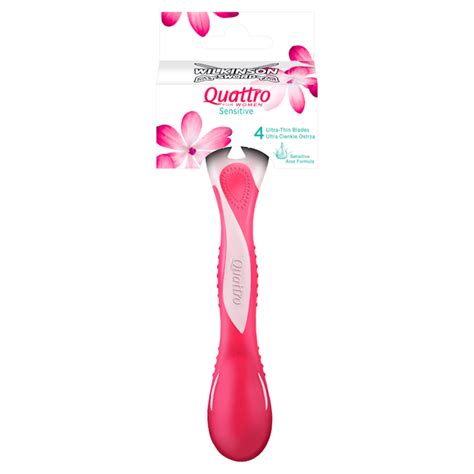Станок женский Wilkinson Sword Quattro For Women Sensitive - купить в ...