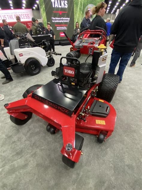 Toro Unveils New Grandstand Hdx Stand On Commercial Mower