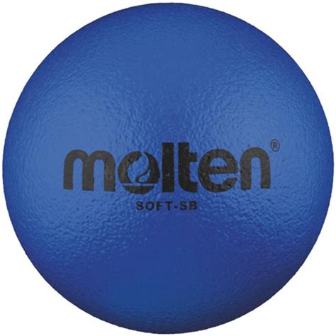 Гандбольный мяч Molten SOFT-SB из пеноматериала 180 мм Синий ...
