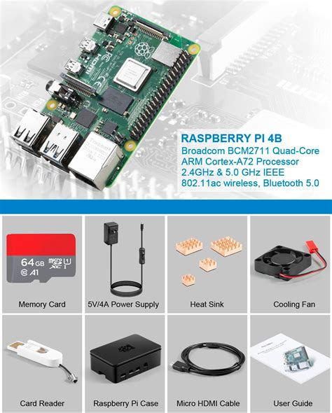 Rockbee Raspberry Pi Modelo B Gb Kit De Iniciaci N Funda Raspberry