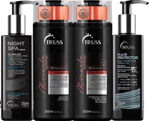 Kit Truss Miracle Summer Hair Protector Night Spa Beleza Na Web