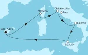 Mein Schiff Westliches Mittelmeer Kreuzfahrt Routen Angebote 2024