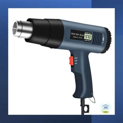 Jual Heat Gun Electric Hot Air Gun Dryer Heat Solder Thermal 2000W Biru 886C With LED Di