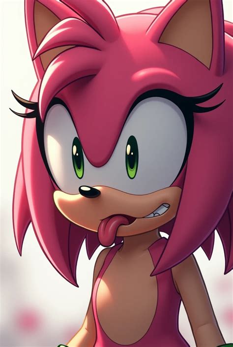 Amy Rose Naked Grabbing Her Vagina Seaart Ai
