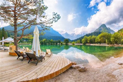 Premium Photo Incredible Landscape On Jasna Lake With Beautiful