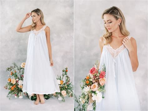 Vtg 70s Blue Lingerie Nightgown Slip Dress Boudoir Lace Etsy