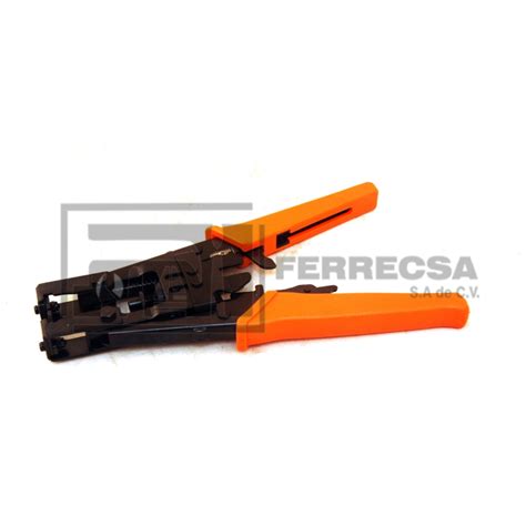 PINZA CRIMPADORA P CONECTOR TIPO F Y RG 11 E PFC 011 Tienda Ferrecsa