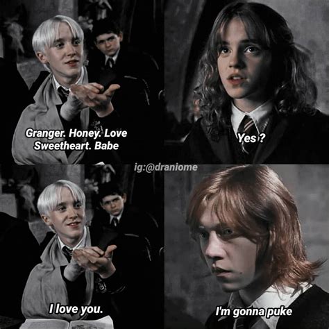 Pin by Marta Maghinaaa on Dramione | Harry potter, Harry potter memes, Harry potter funny