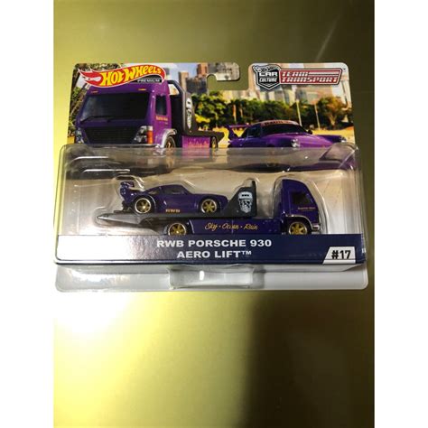 風火輪 hot wheels 運輸車 rwb 保時捷 porsche aero lift 精裝 膠胎 蝦皮購物