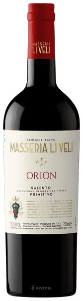 Li Veli Orion Primitivo Vivino Hong Kong