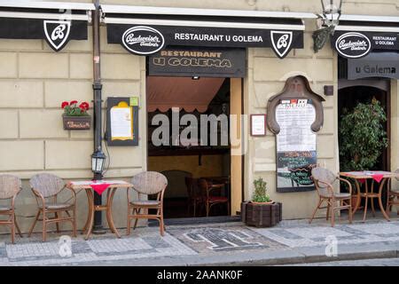 Prague Golem In Restaurant U Golema At Golem Prague Czech Republic