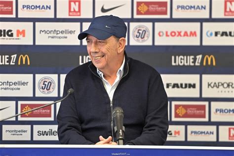 MHSC Malgré la déception Jean Louis Gasset tire le positif après la