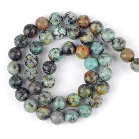 Handmade Diy Bracelets With Natural African Turquoise Stone Beads