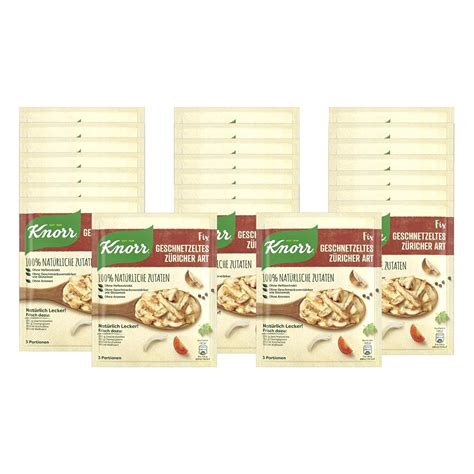 Knorr Natürlich Lecker Geschnetzeltes Züricher Art Fix 3 Portionen 19