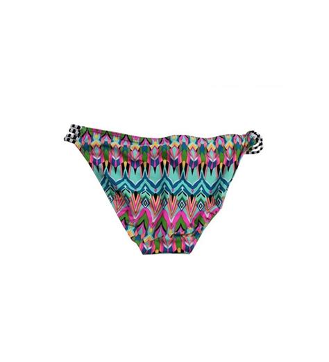 Junior Strappy Printed Hipster Bikini Multi Color CJ12I53LKOF