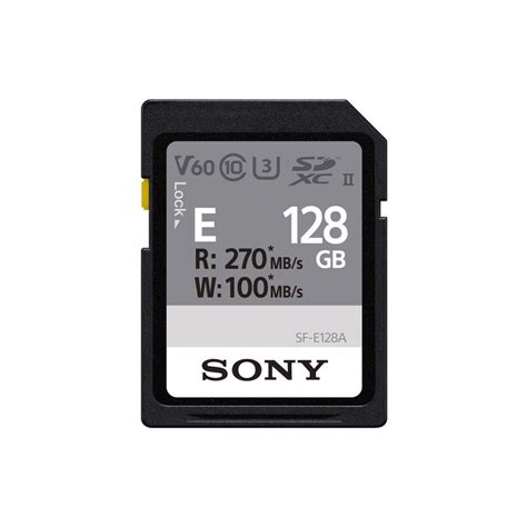 Карта памет Sony 128GB SF-E UHS-II SDXC | ФотоСинтезис