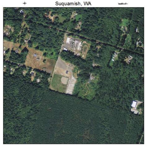 Aerial Photography Map of Suquamish, WA Washington