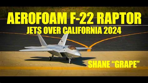 Aerofoam F 22 Raptor Turbine Extreme Maneuverability And Flying At Jets Over California24