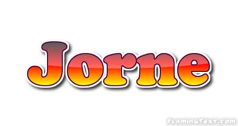 Jorne Logo | Free Name Design Tool from Flaming Text