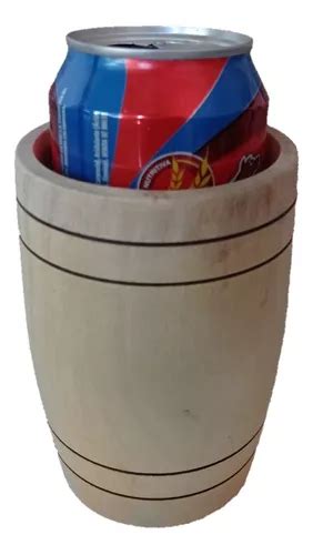 Vaso Porta Cerveza En Madera Mercadolibre