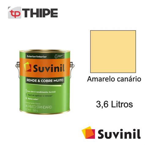 Tinta Rende Cobre Muito Amarelo Canario Suvinil THIPE