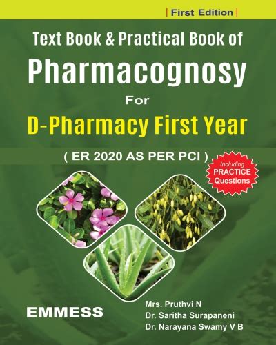 Text Book Practical Book Of Pharmacognosy D Pharmacy First Year