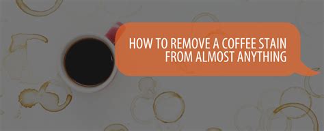 How to Removing Coffee Stains – Real Good Coffee Co.