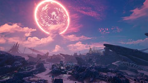 Borderlands 3 Video Games Screen Shot Moon Sun 1920x1080