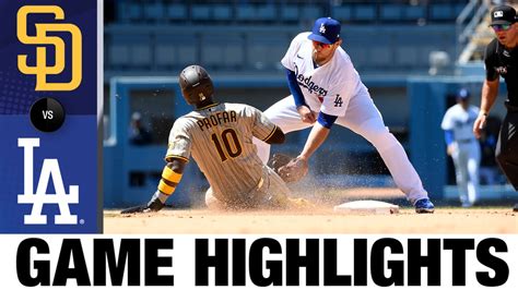 Padres Rally For Four Run 9th In 4 2 Win Vs Dodgers 07032022 San