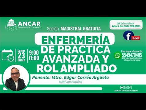 Enfermeria De Practica Avanzada Y Rol Ampliado Youtube