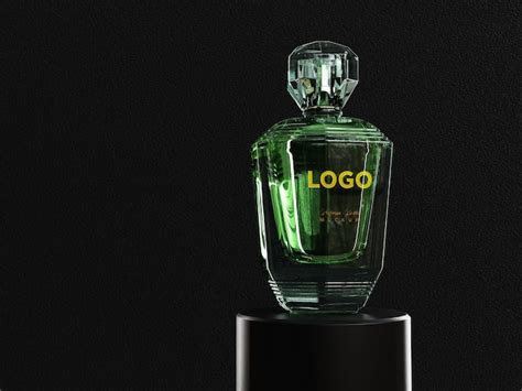 Premium Psd Psd Mockup Realistic Luxury Bottle Perfume