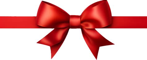 red ribbon png  ai generated  png