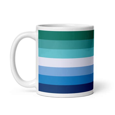 Gay MLM Vincian Pride Flag Glossy Mug Etsy