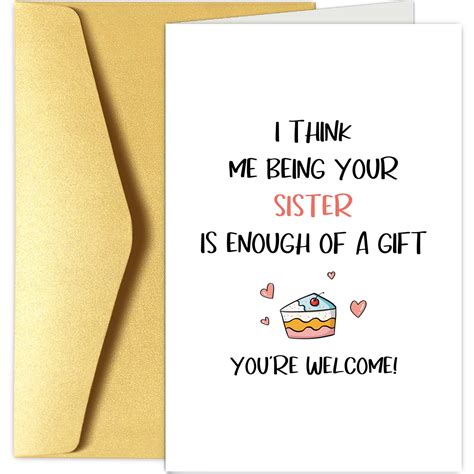 Funny Happy Birthday Cards For Sister