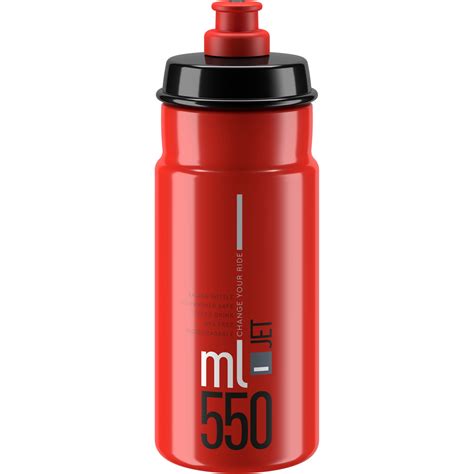 Elite Jet Bottle 550ml Redgrey Bike24