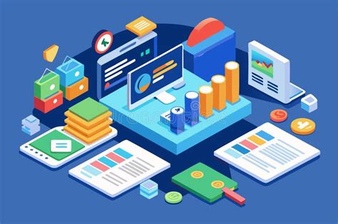 The Illustration Showcases Diverse Credit Assessment Tools, Graphs, and ... 
