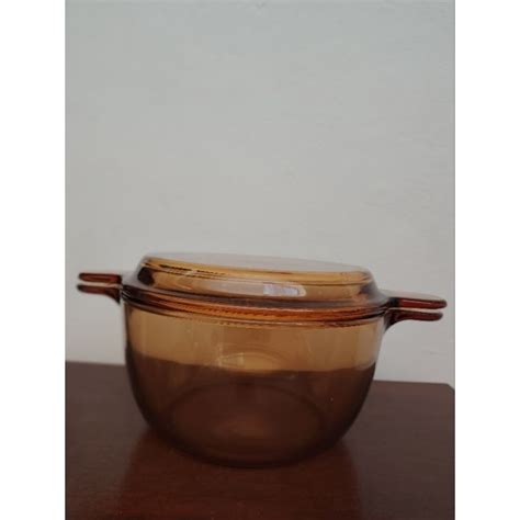 Panela De Vidro Antiga - PANELA DE VIDRO ANTIGA VISION - LOUÇAS ANTIGAS - | Shopee Brasil