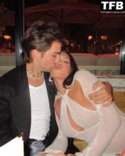 Anastasia Karanikolaou Sexy Seen Flaunting Her Hot Figure Wearing A Sheer Dress In Paris Aznude