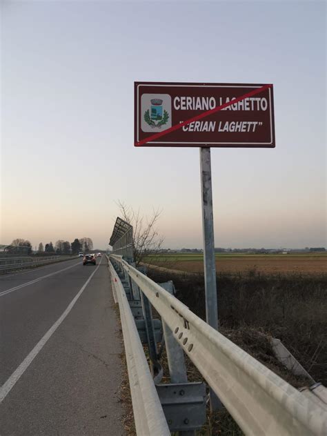 Ceriano Laghetto Segnaletica Bilingue E Divieti Il Saronno