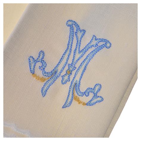 Altar Linens Set Linen With Marian M Symbol Online Sales On