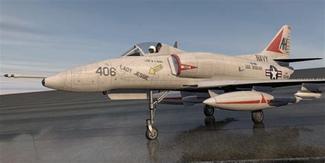 Douglas A-4E Skyhawk 3D Model by ChipBassChaos