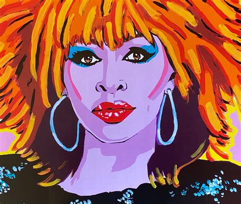 Tina Turner Art Print Pop Pop Art Pop Music Diva 80s Etsy