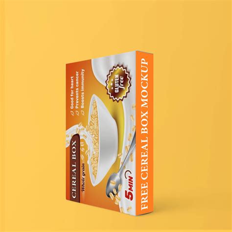 Free 3597+ Cereal Box Mockup Free Download Yellowimages Mockups