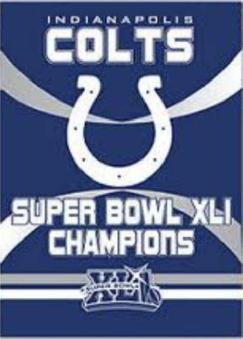 Indianapolis Colts Super Bowl XLI CHAMPIONS:) | Indianapolis colts ...