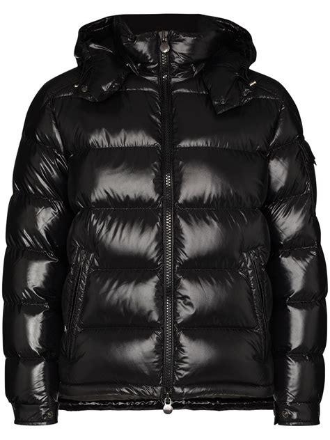 Moncler Maya Zip Up Padded Hooded Jacket Farfetch Moncler Down