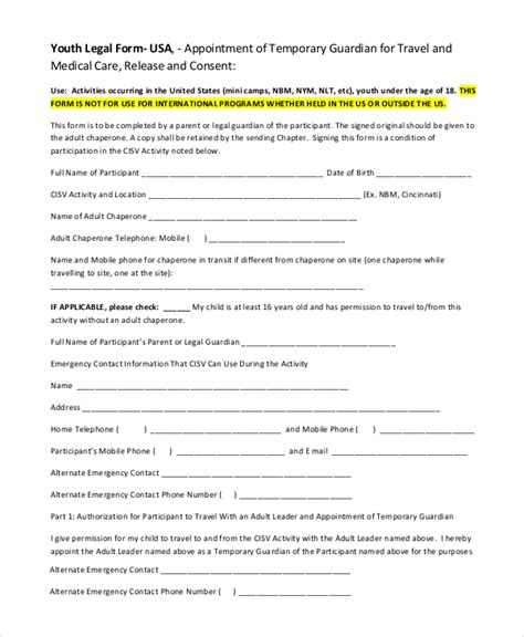 Free 7 Sample Legal Forms In Pdf Ms Word