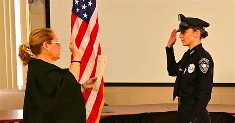 Casey Mcauliffe Sworn In As New Police Officer Local Headline News