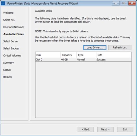 Perform A Bmr With Data Manager Custom Winpe Iso Image Dell