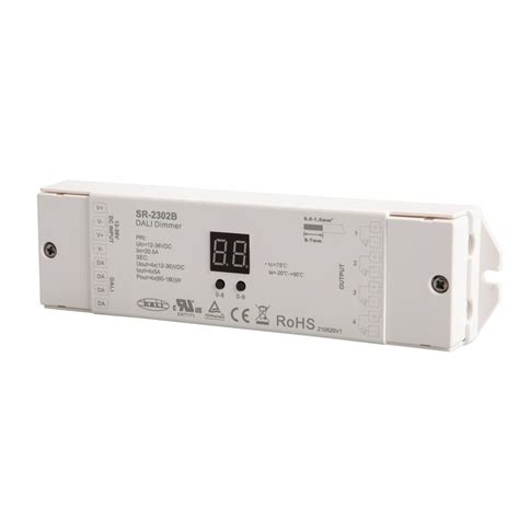 LED Connex Dali Dimmer SR 2302B 12 36V DC 4CH 5A Ledtech Shop