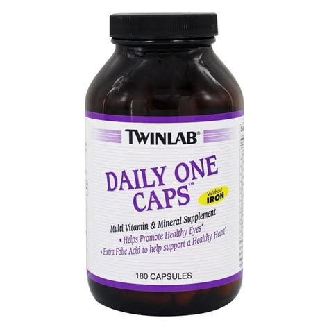 Twinlab Daily One Caps Multivitamin And Mineral Without Iron 180 Capsules Walmart Ca